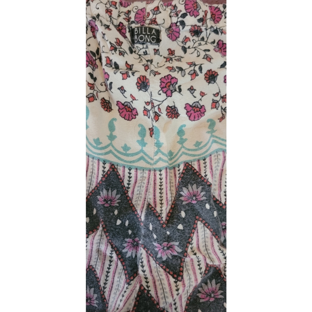 Billabong bohemian flare pants size small